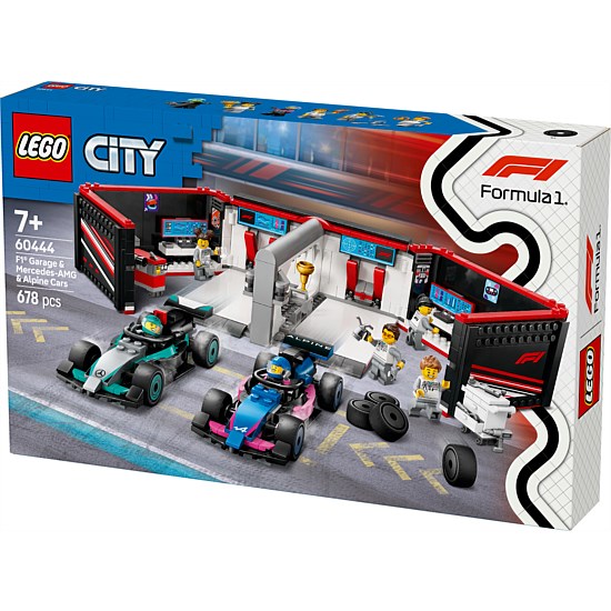 LEGO City  60444 F1� Garage & Mercedes-AMG & Alpine Cars