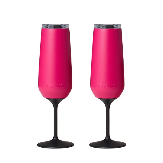 Limited Edition Sorbet Collection Champagne Flute, 2 Pack