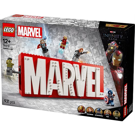 LEGO 76313 Super Heroes Marvel MARVEL Logo & Minifigures