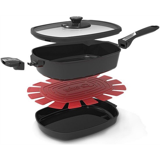 Weber Q Ware Casserole/Frying Pan Pack Large