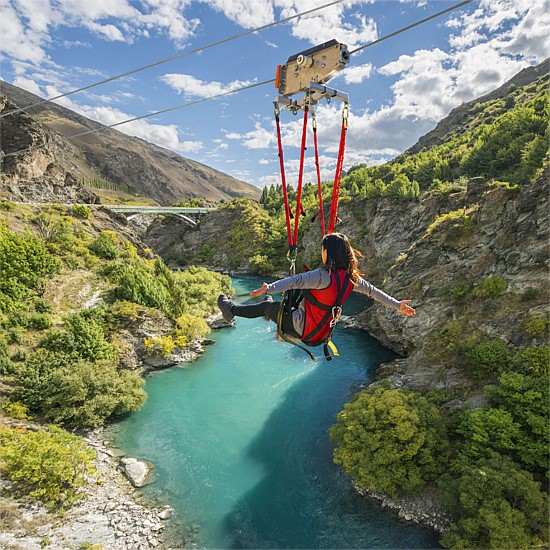 5-ride Kawarau Zipride Queenstown