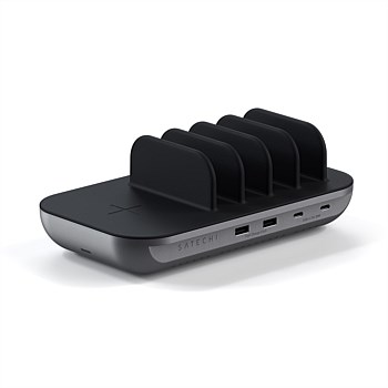 Dock5 Multi-Device Charging Station with Wireless Charging