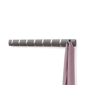 Flip Wall Mounted Coat Rack 8 Hook