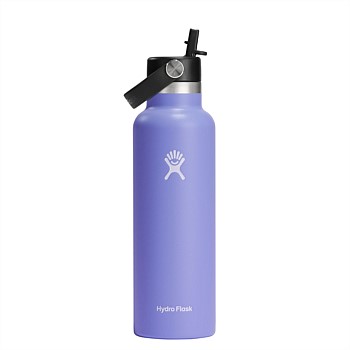 621ml Insulated Drink Bottle with Flex Straw Cap