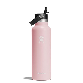 621ml Insulated Drink Bottle with Flex Straw Cap