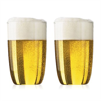 Kvadrant Beer Glasses 500ml 2 Piece Set