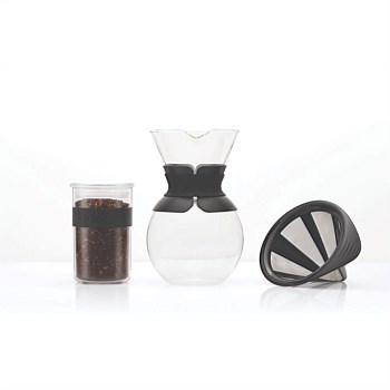 Pour Over with Permanent Filter 1L (Black)