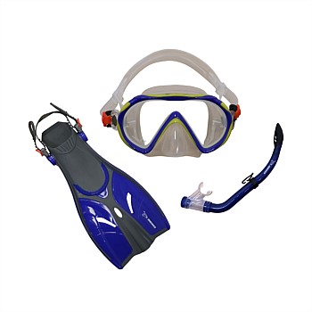 Immersed Junior Waterborne Mask Snorkel Fin Set