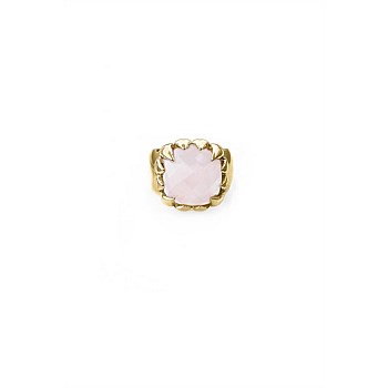 Claw Ring Rose Quartz