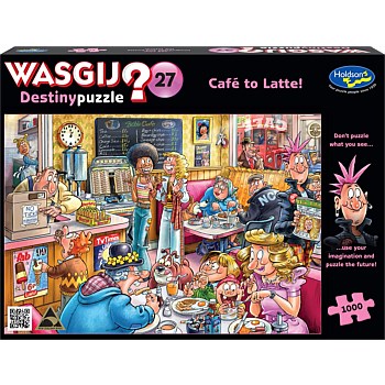 Wasgij Destiny 27 1000pc Jigsaw Cafe To Latte