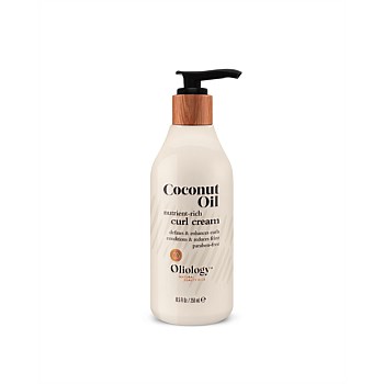 Oliology 240ml Coconut Oil Nutrient-Rich Curl Cream