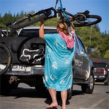 Bike Adult Hooded Towel