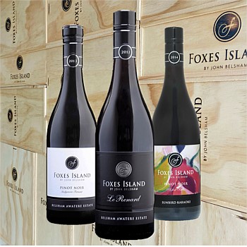 Trio of Pinot Noir in a Wood Box