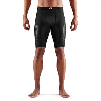 Skins Men's Black Oblique 3-Series 2.0 Half Tight