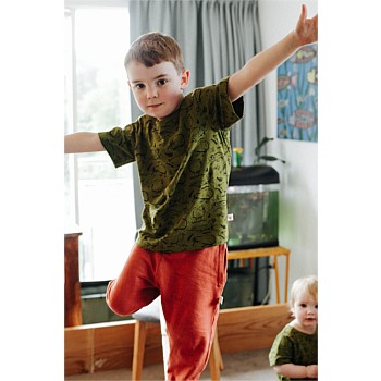 Weka Kids Tee - Kiwi Print