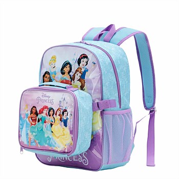 Disney Princesses Backpack with Cooler Bag