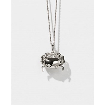 Crab Charm Necklace