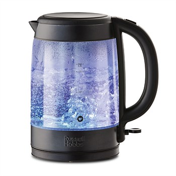 Brooklyn Glass Kettle - Black Stainless Steel