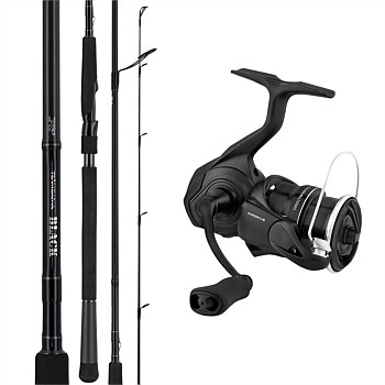 TD Black 3000 Rod and Reel Softbait Fishing set