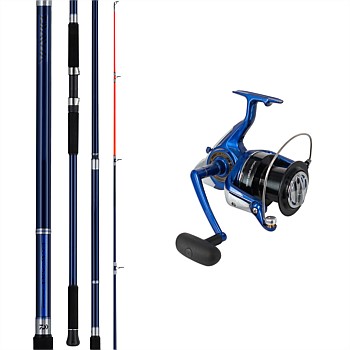 Emcast 6000 Longcast/Emcast Surf 1403HFS Surf Casting Fishing Set