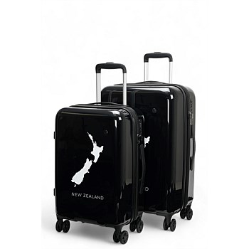 Caselite NZ Map 56cm & 67cm Hardside Luggage Set