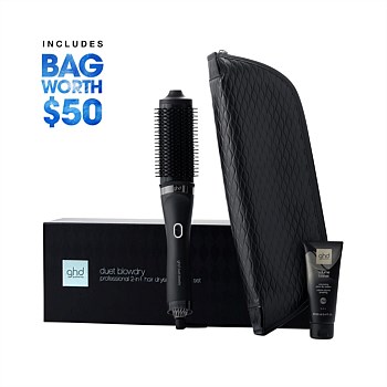 Duet blowdry 2-in-1 hair dryer brush gift set