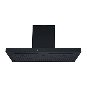 90cm Matte Black Canopy Rangehood