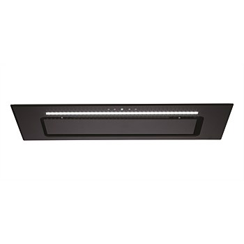 90cm Black Glass Undermount Rangehood