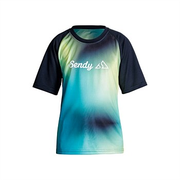 Sendy Kids Swirl Short Sleeve MTB Jersey