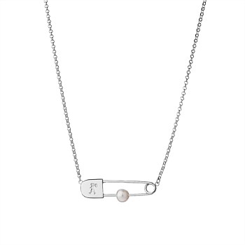 Runaway Safety Pin Necklace