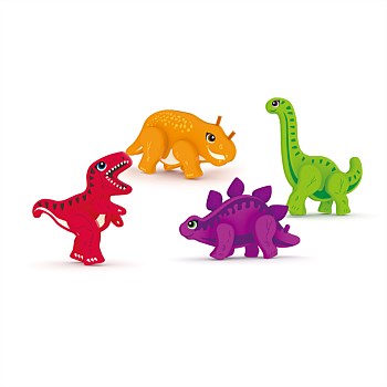 Wooden Dinosaurs Playset