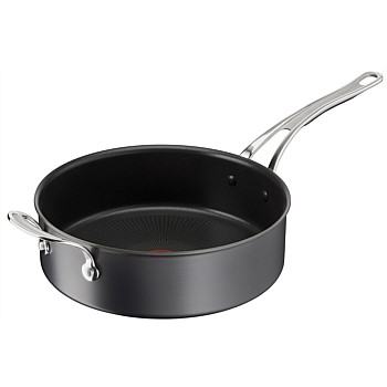 Cooks Classic Induction Hard Anodised Sautepan + lid 26cm