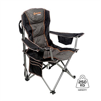 Yardie Deluxe Foldable Arm Chair with Built-in Cooler Storage