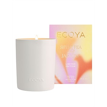 Limited Edition Ceramic Madison Candle 400g Sweet Pea & Jasmine